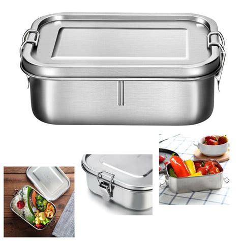 stainless steel leakproof bento box|insulated bento box stainless steel.